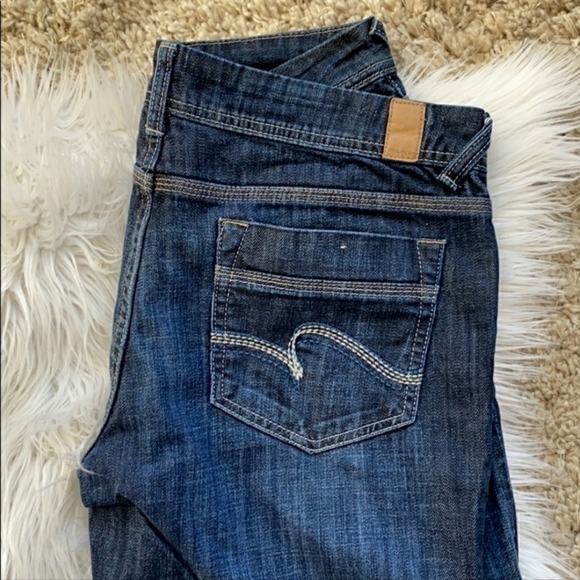 Maurices Morgan New Boot Denim Blue Jeans Women's 9/10 Short Dark Wash Classic - Picture 6 of 9